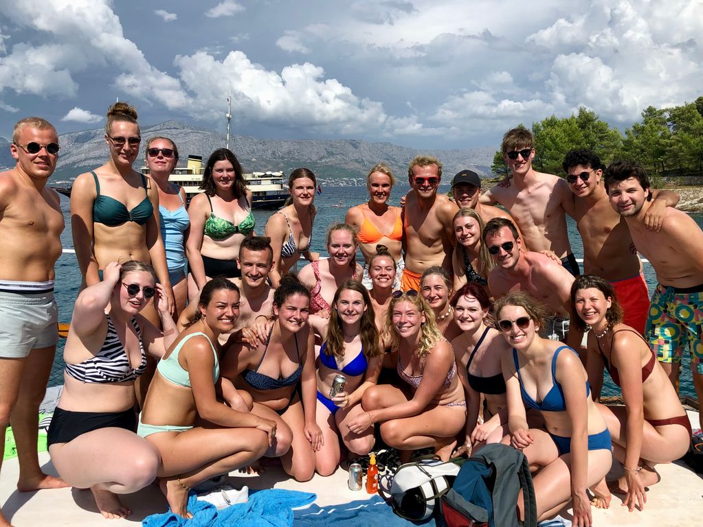 Boottocht Kroatie Comfort reis groepsfoto